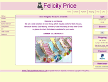Tablet Screenshot of felicityminiatures.co.uk
